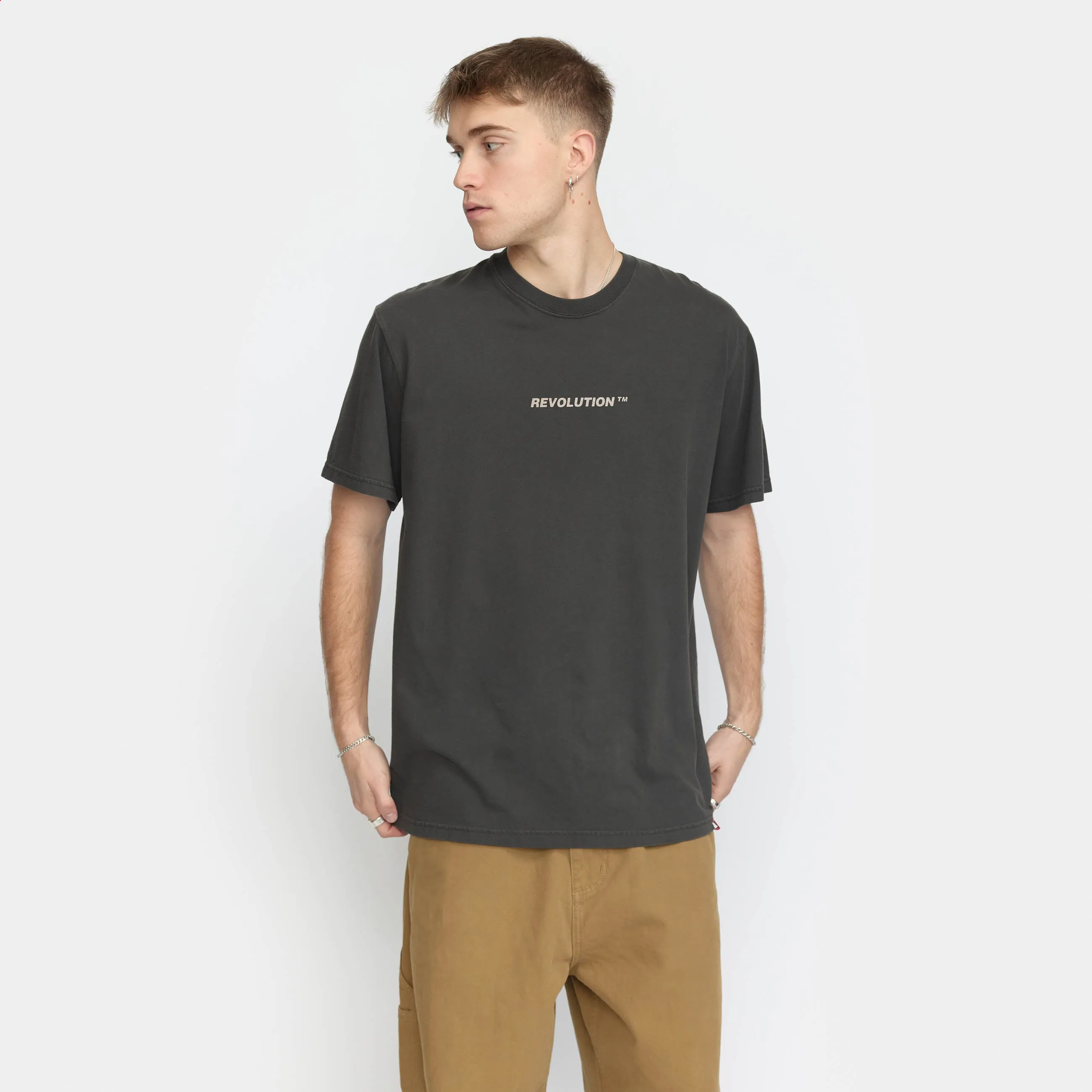 Printed T-shirt / 1376 CAR - Black sold by Revolution