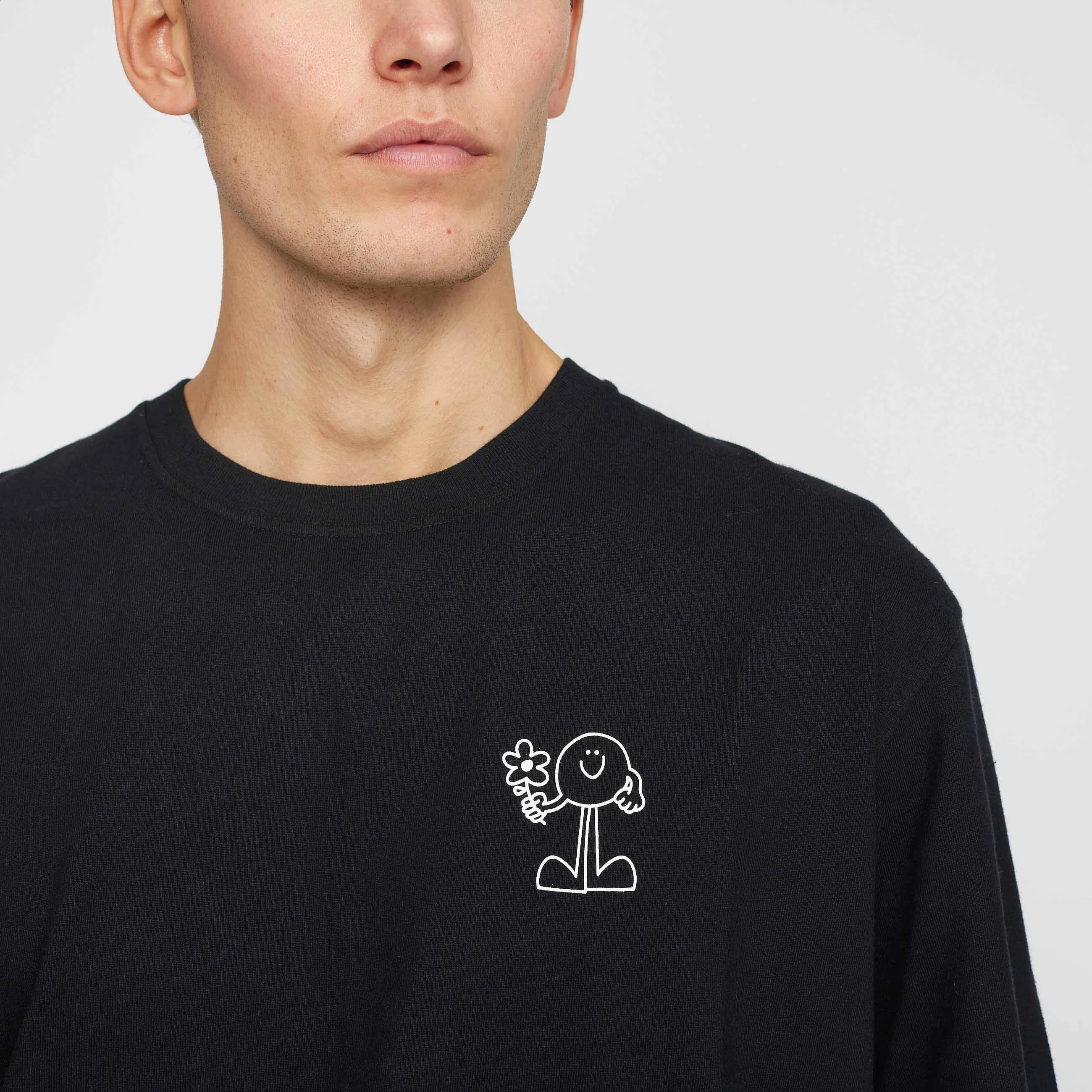 Printed T-shirt / 1375 FLO - Black sold by Revolution