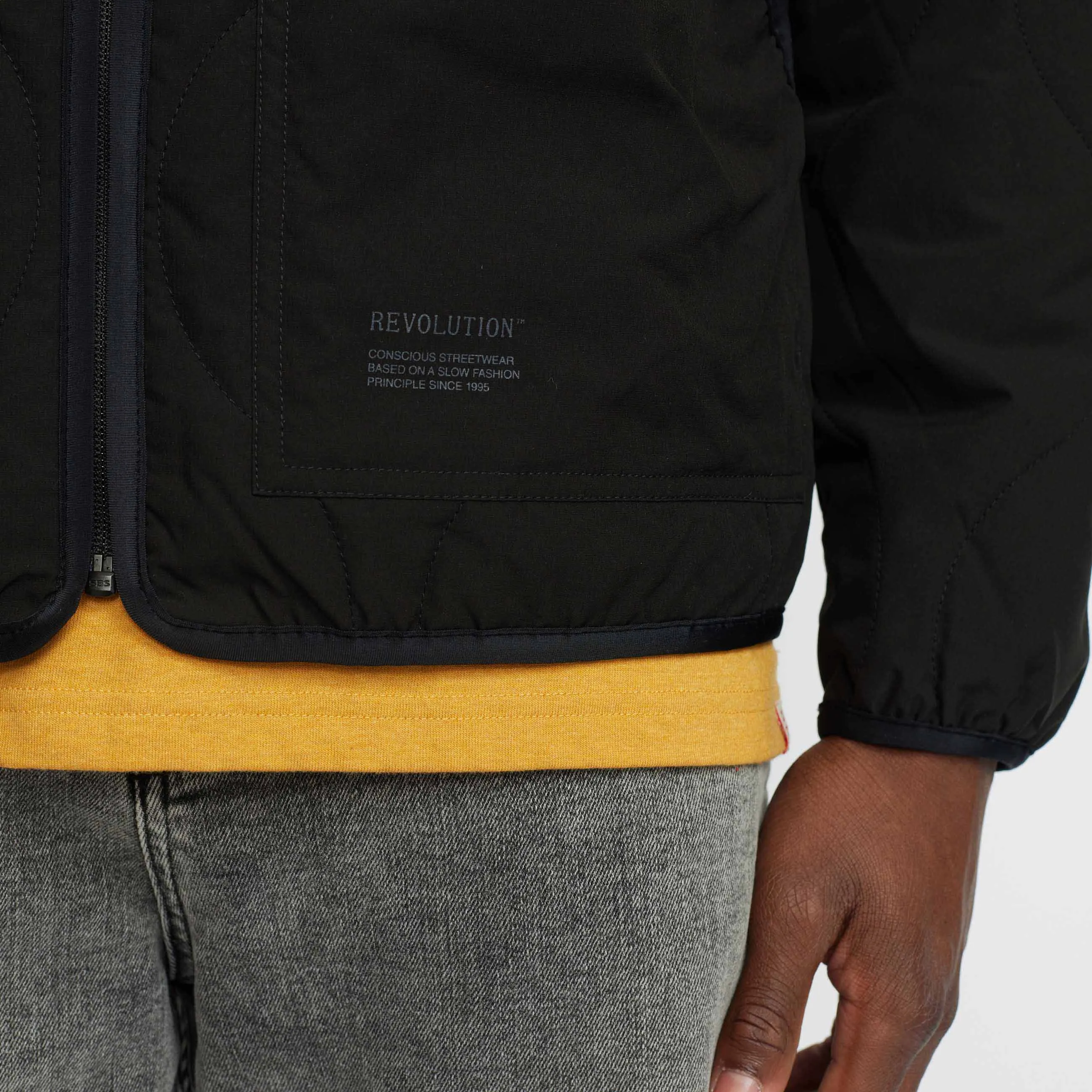 Hooded Liner Jacket / 7843 - Black sold by Revolution product image thumbnail 4