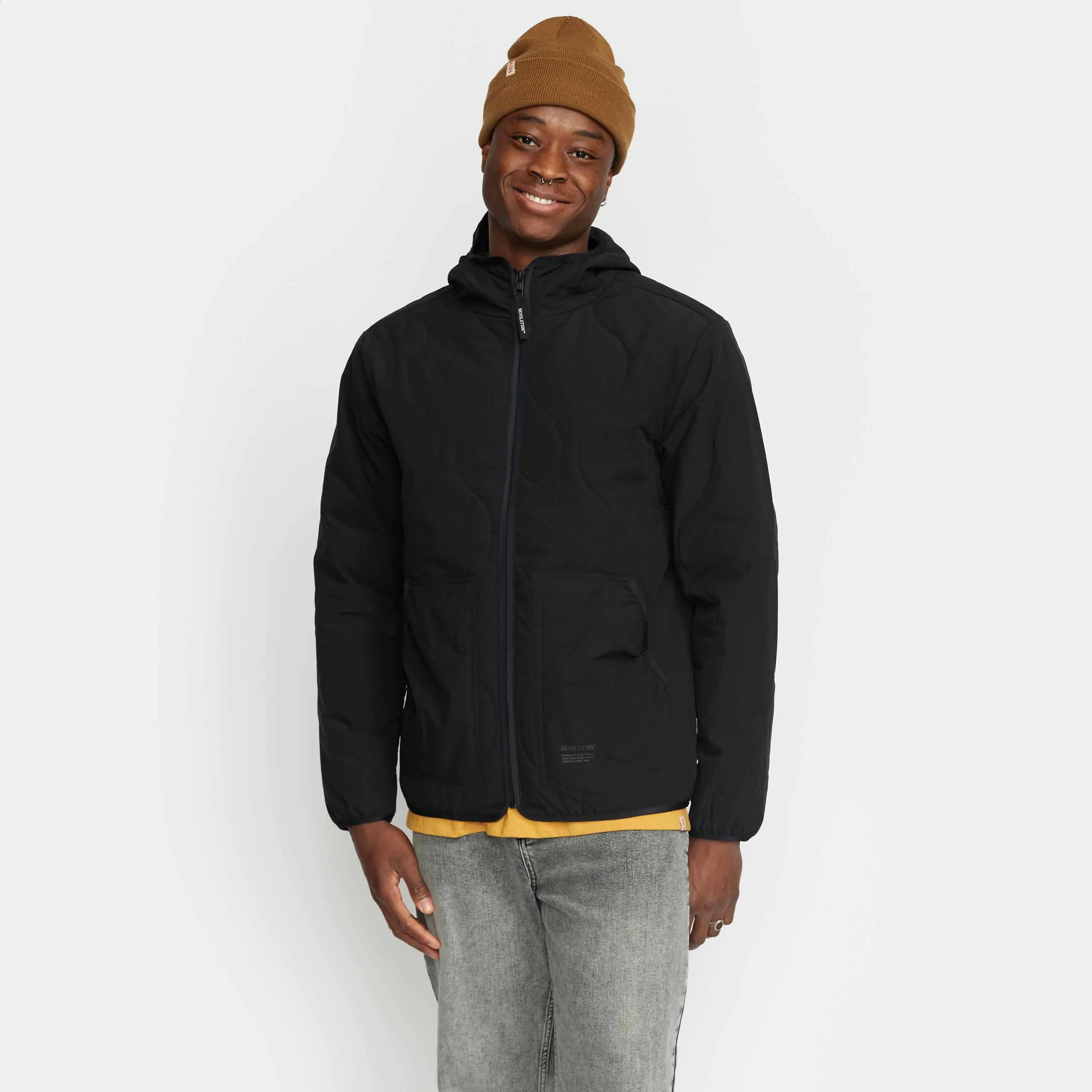 Hooded Liner Jacket / 7843 - Black sold by Revolution product image thumbnail 2