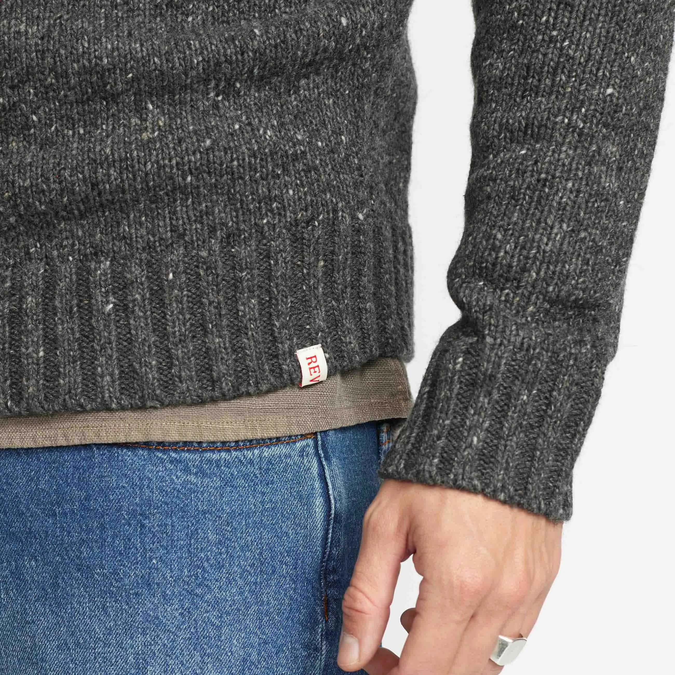 Knit Sweater / 6538 - Black sold by Revolution product image thumbnail 5