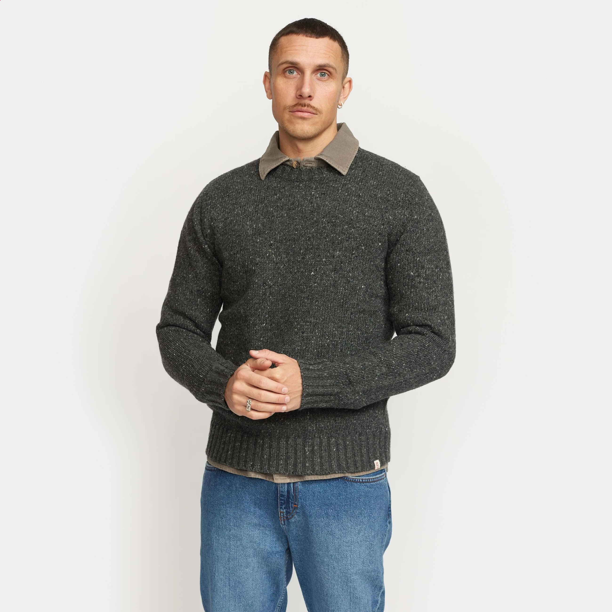 Knit Sweater / 6538 - Black sold by Revolution product image thumbnail 3