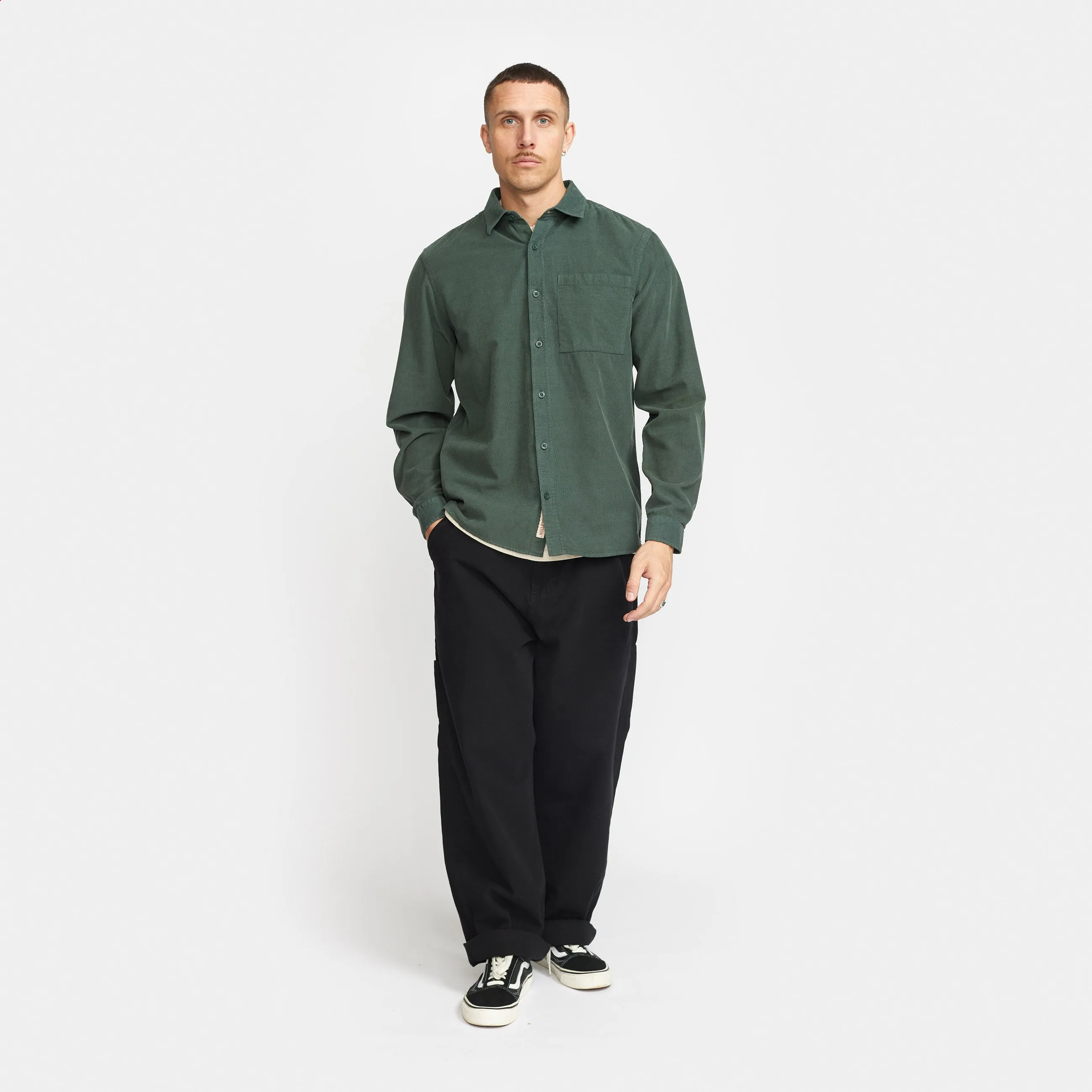 Loose Shirt / 3991 - Darkgreen sold by Revolution product image thumbnail 2