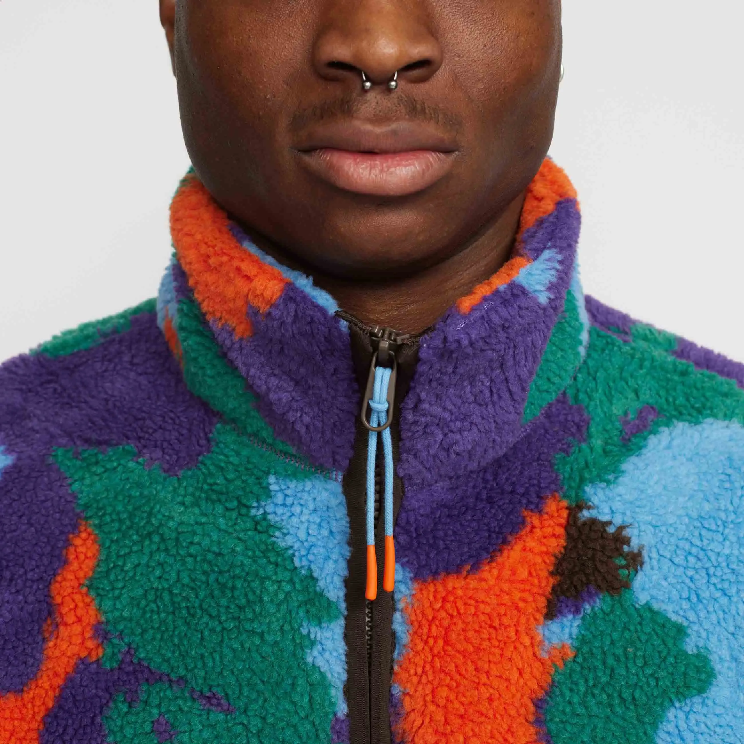 Printed Teddy Jacket / 7018 - Purple sold by Revolution product image thumbnail 4