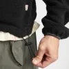 Fleece Half Zip / 2777 - Black sold by Revolution