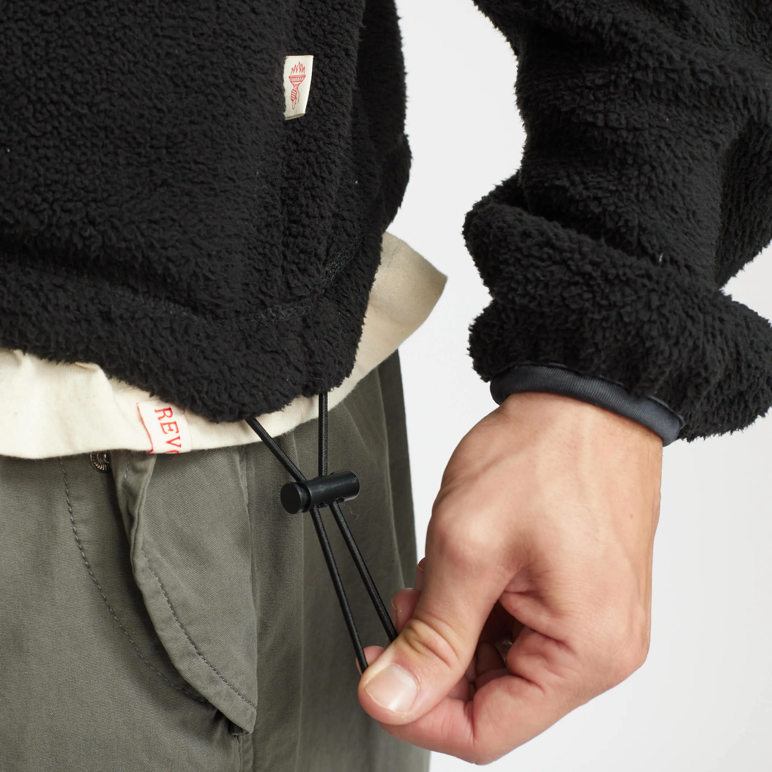 Fleece Half Zip / 2777 - Black sold by Revolution product image thumbnail 4