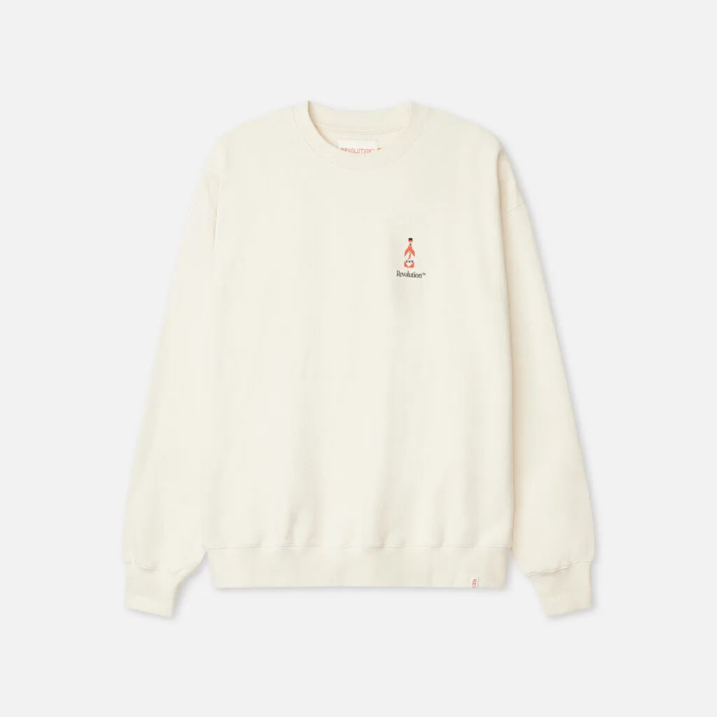 Printed Crewneck / 2780 SAU - Offwhite sold by Revolution