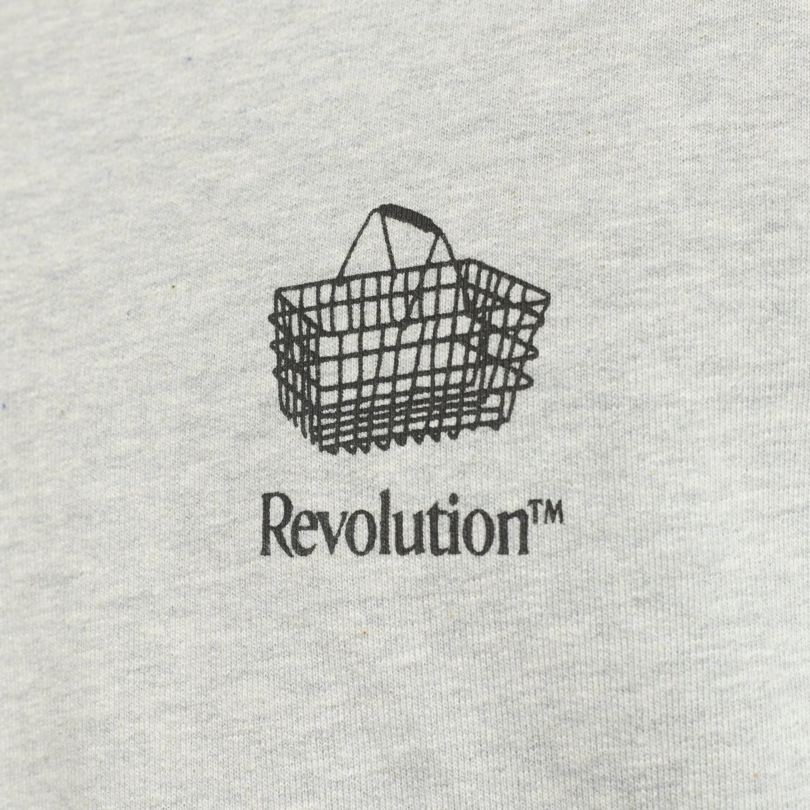 Printed Crewneck / 2780 CAR - Grey-melange sold by Revolution product image thumbnail 3