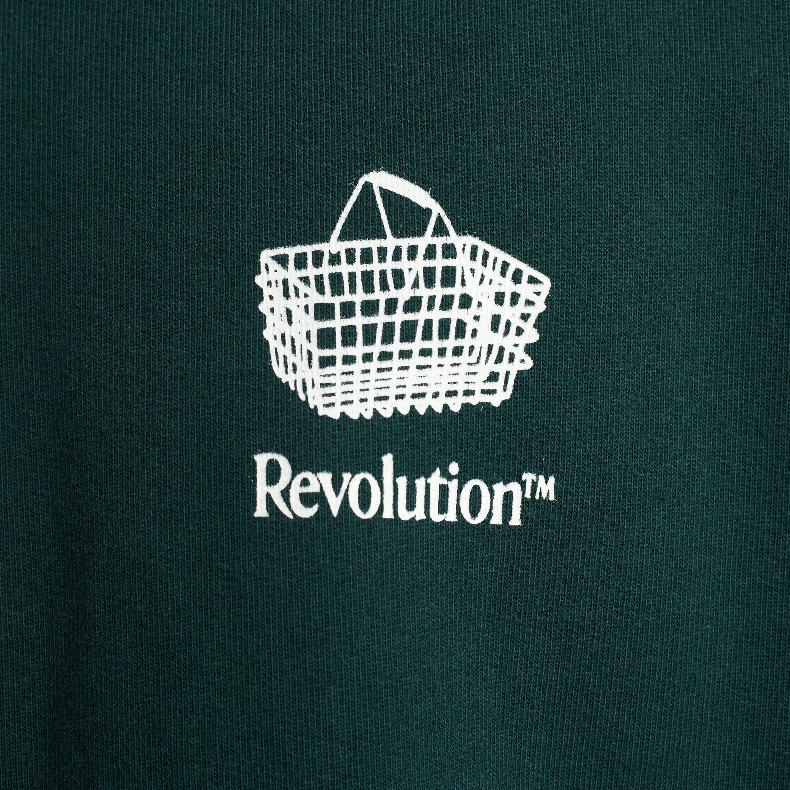 Printed Crewneck / 2780 CAR - Darkgreen sold by Revolution product image thumbnail 4