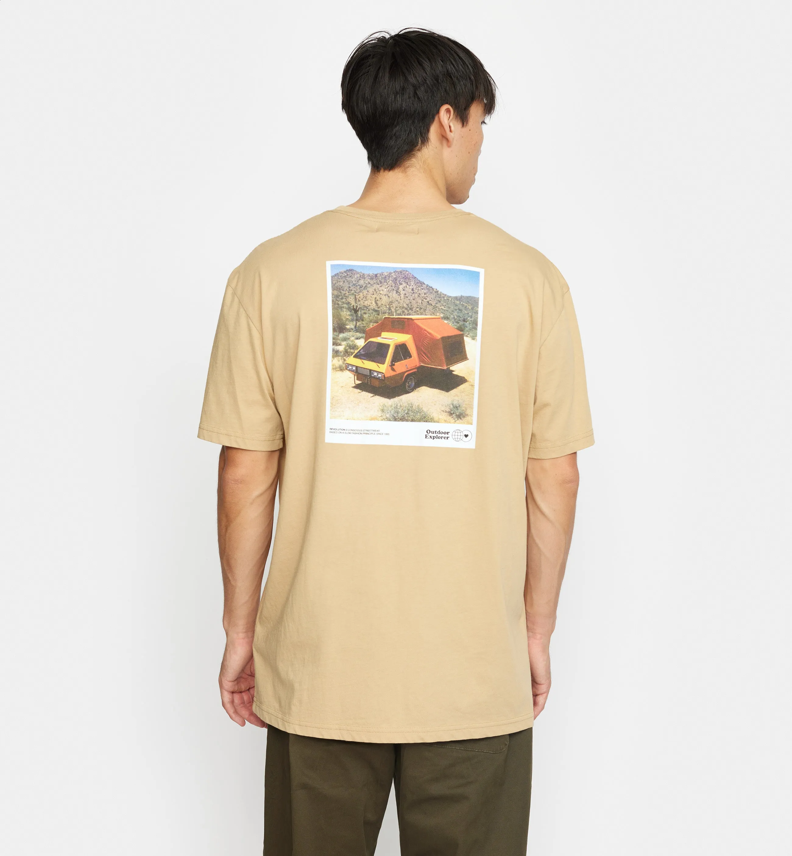 Printed T-shirt / 1382 WAG - Khaki sold by Revolution product image thumbnail 2
