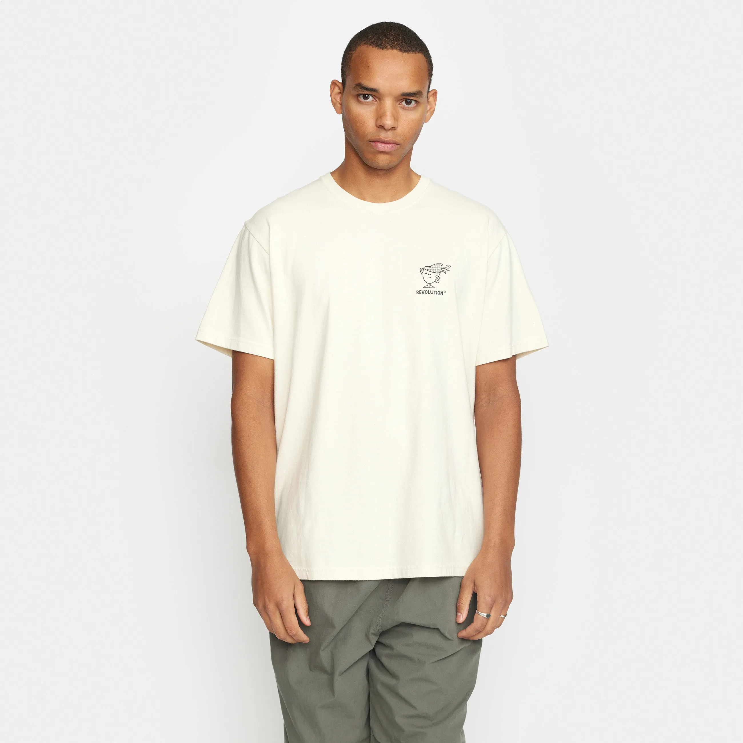 Printed T-shirt / 1375 WAK - Offwhite sold by Revolution product image thumbnail 4