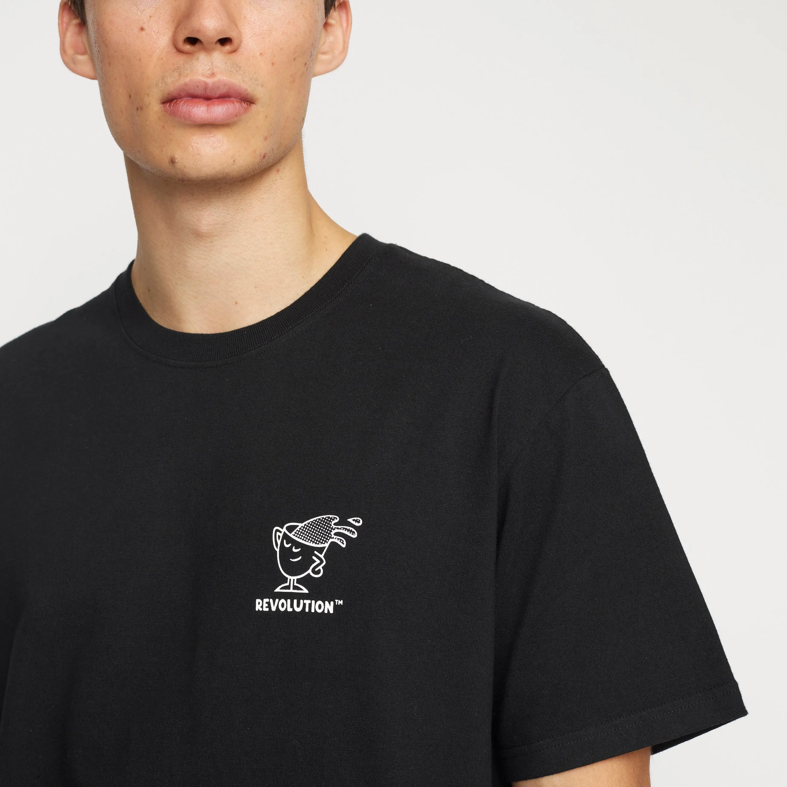 Printed T-shirt / 1375 WAK - Black sold by Revolution