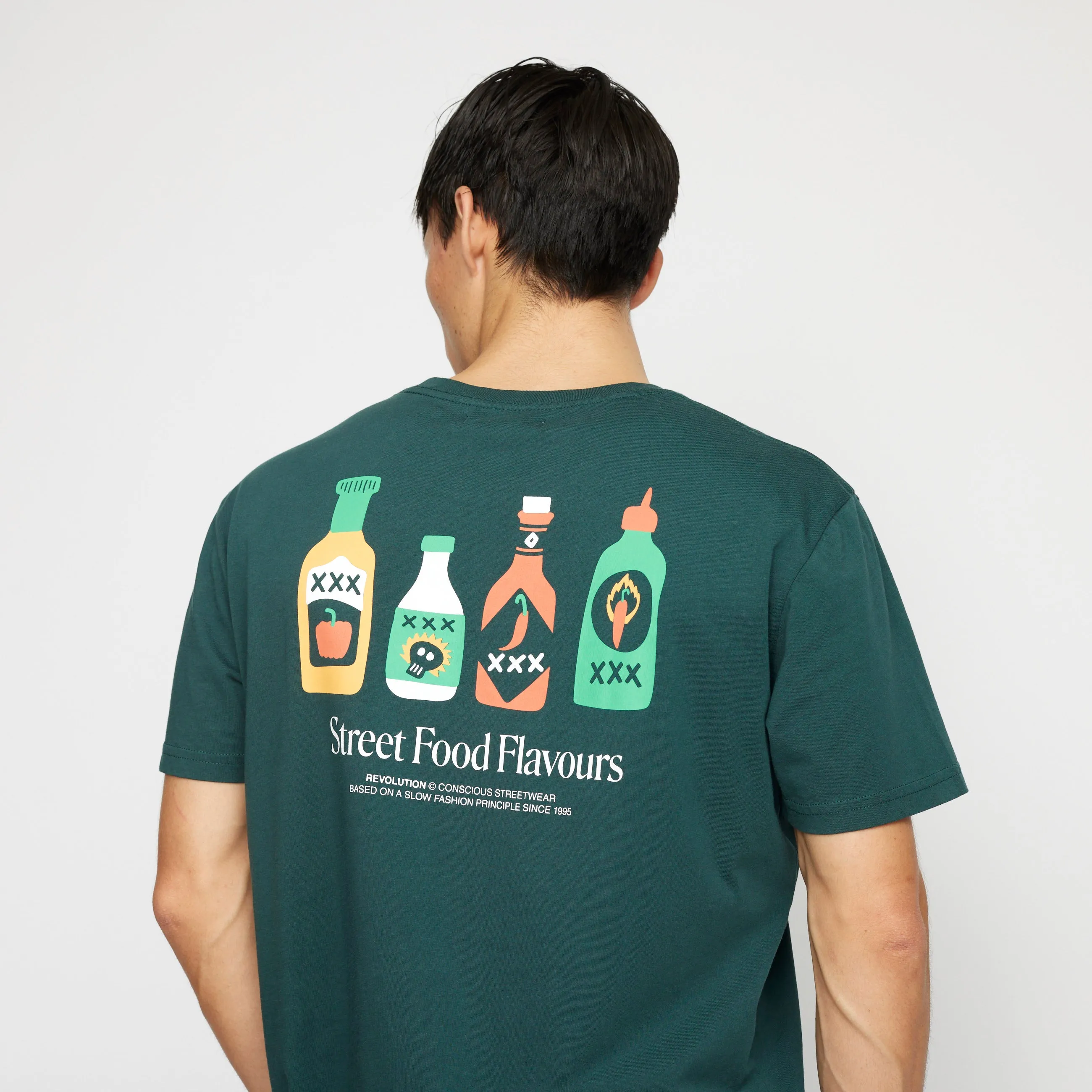 Printed T-shirt / 1374 SAU - Darkgreen sold by Revolution product image thumbnail 2