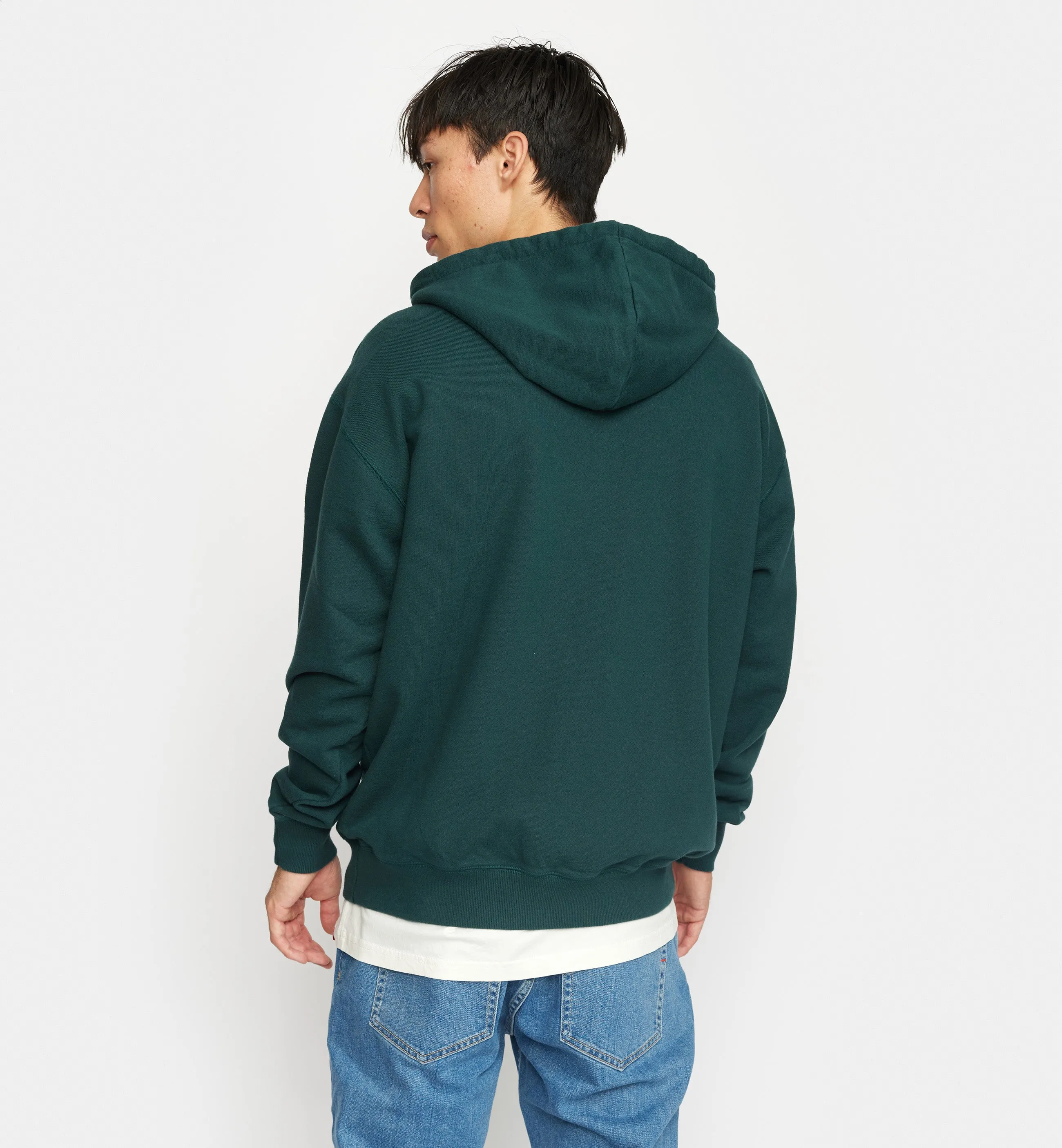 Loose Hoodie / 2061 REV - Darkgreen sold by Revolution product image thumbnail 3