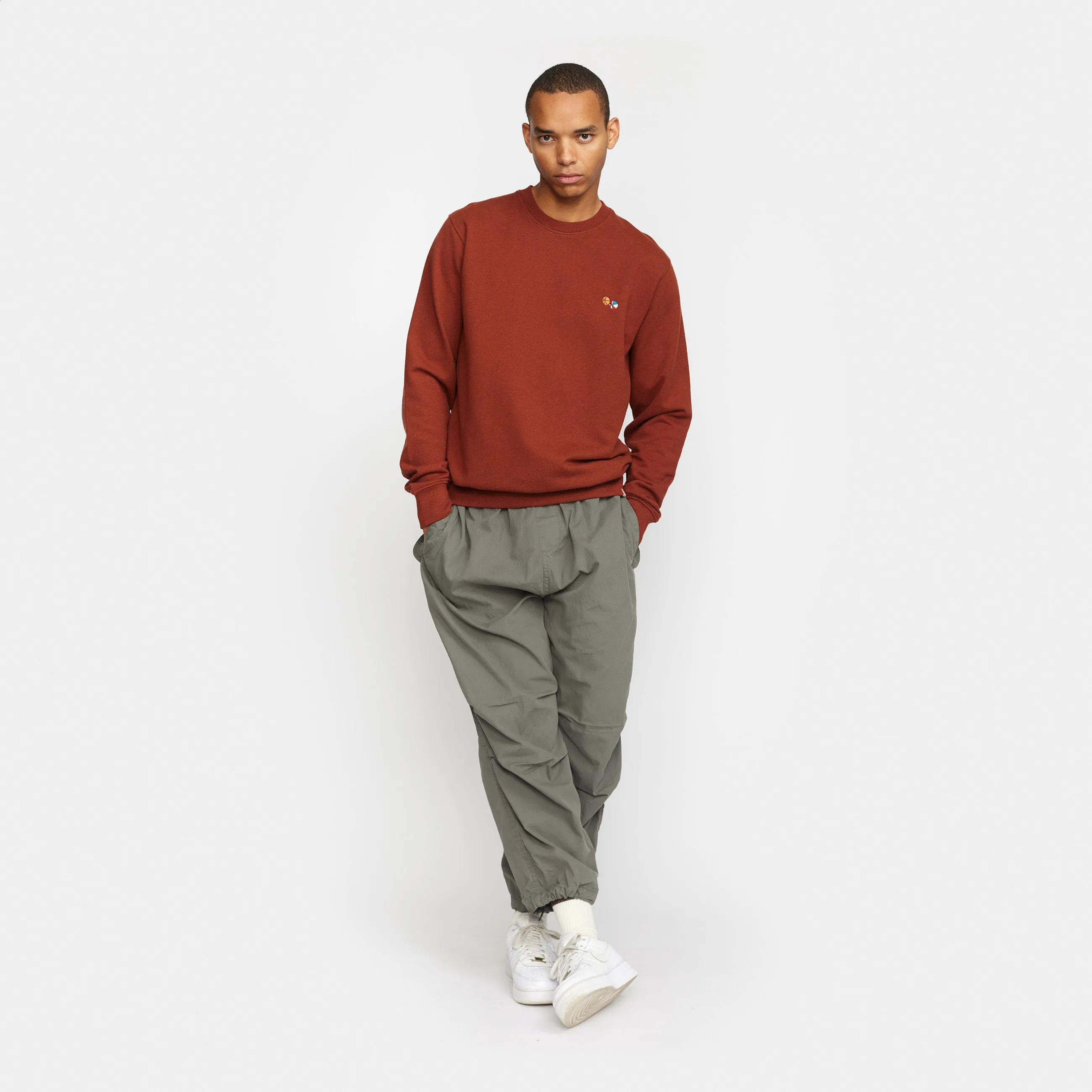 Application Sweatshirt / 2779 BAS - Darkred-melange sold by Revolution product image thumbnail 4