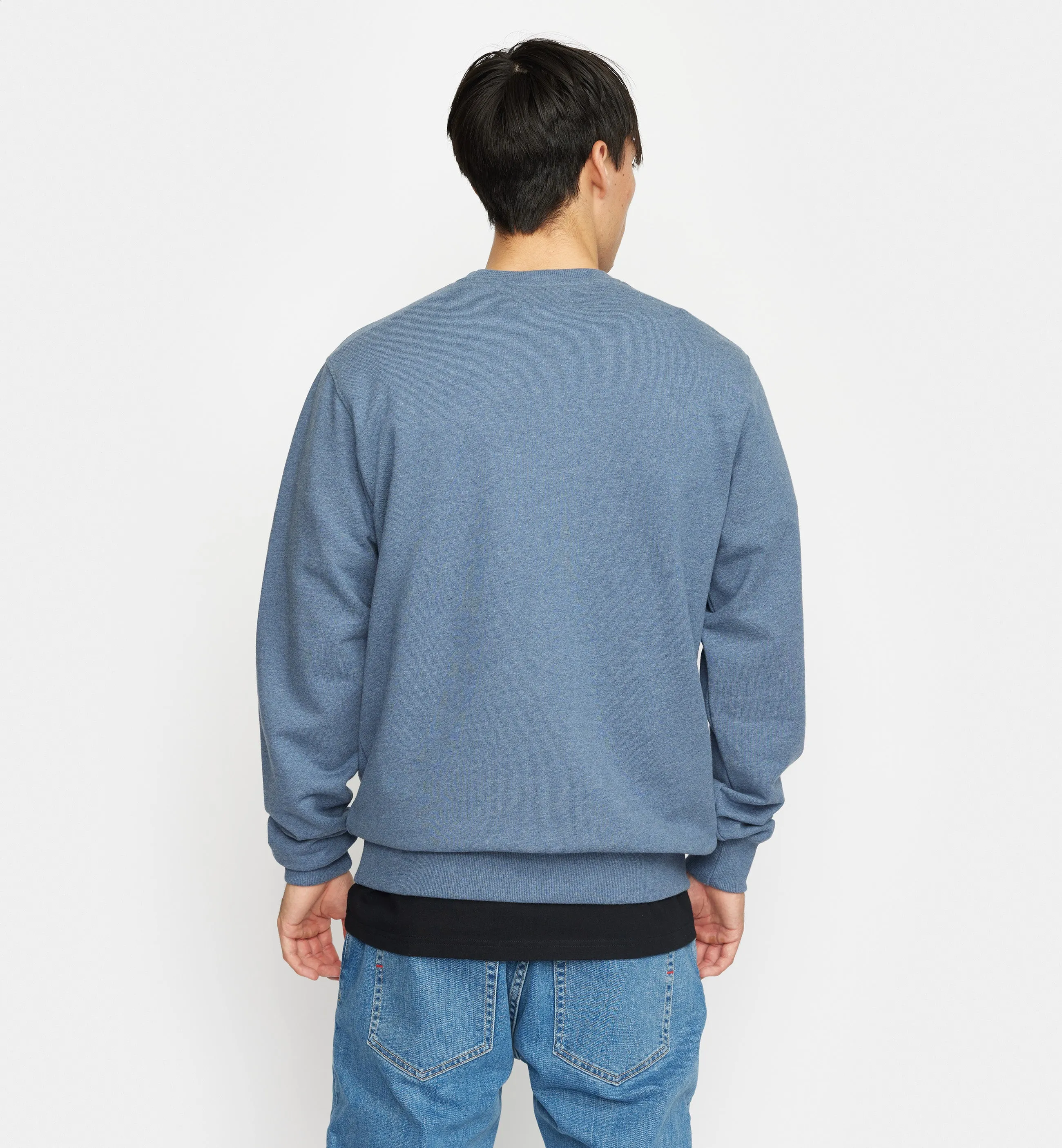 Application Sweatshirt / 2779 BAS - Blue-melange sold by Revolution product image thumbnail 5