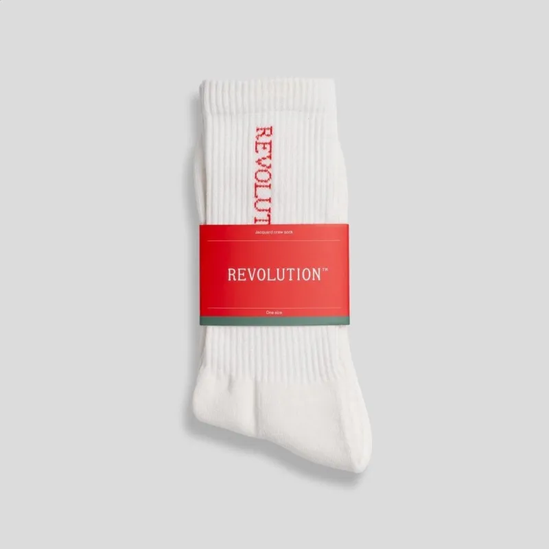Brand Sock / 8902 - White sold by Revolution