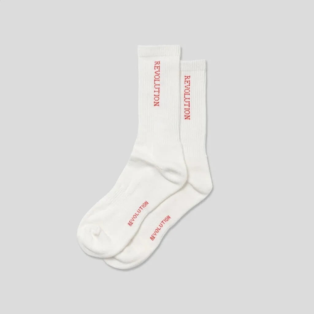 Brand Sock / 8902 - White sold by Revolution product image thumbnail 3