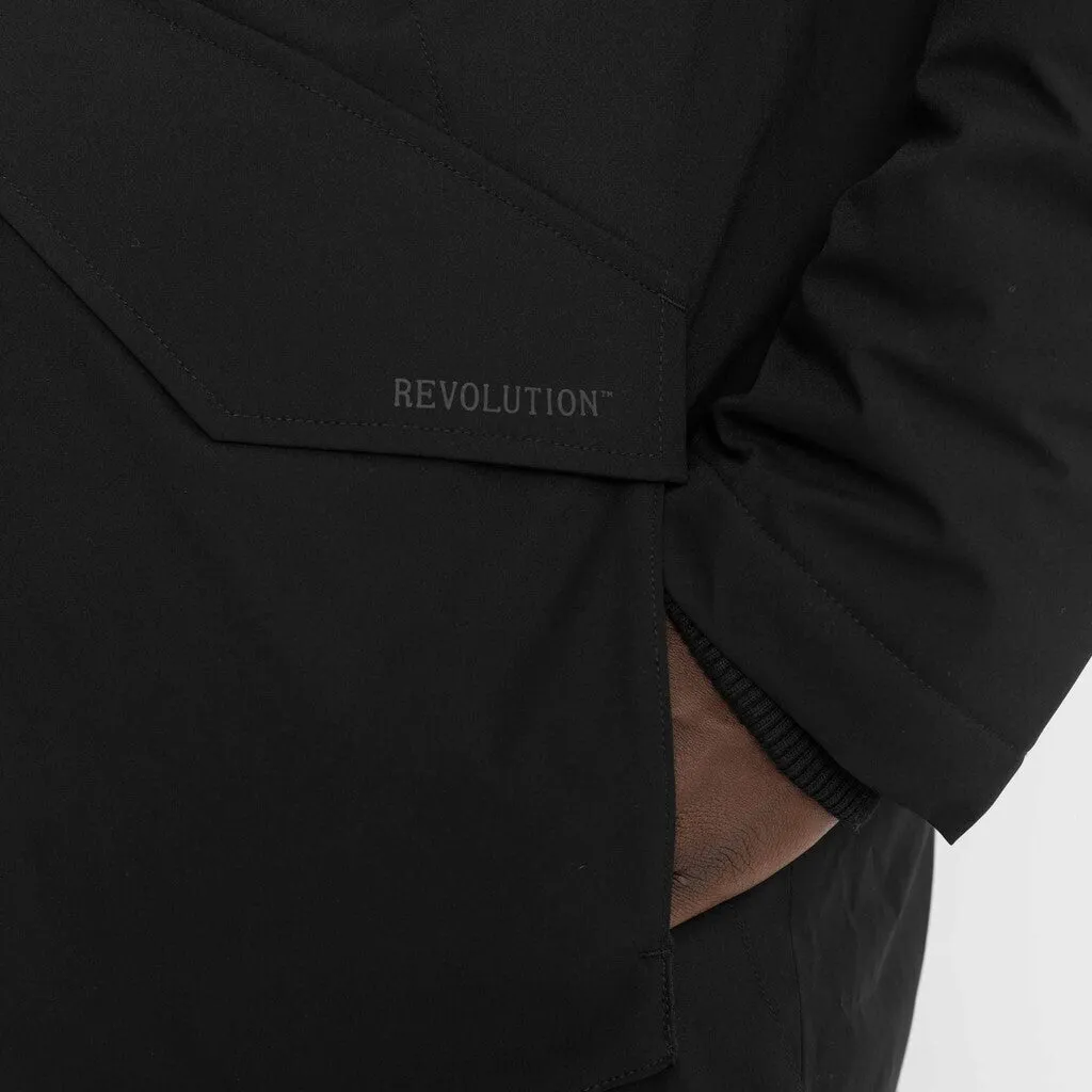 Tech Parka Raglan / 7768 - Black sold by Revolution product image thumbnail 3