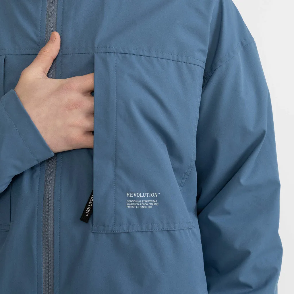Hooded Windbreaker / 7835 - Blue sold by Revolution product image thumbnail 5