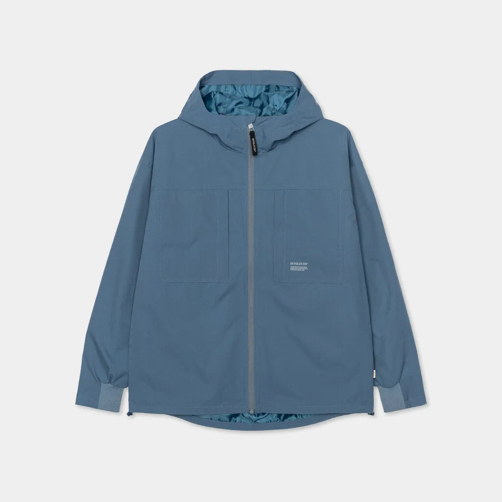 Hooded Windbreaker / 7835 - Blue sold by Revolution