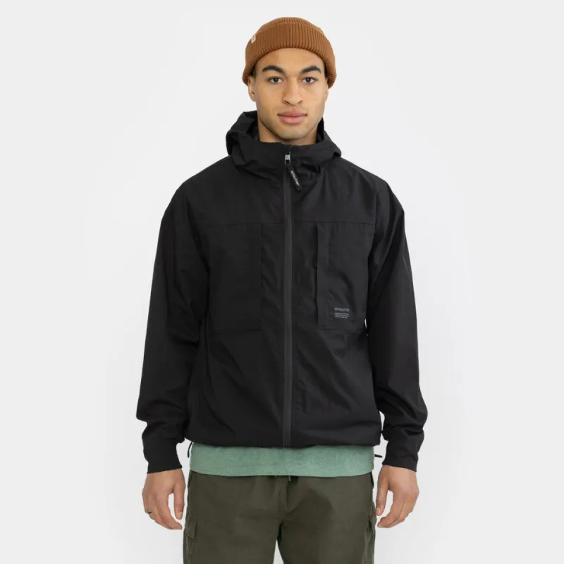 Hooded Windbreaker / 7835 - Black sold by Revolution