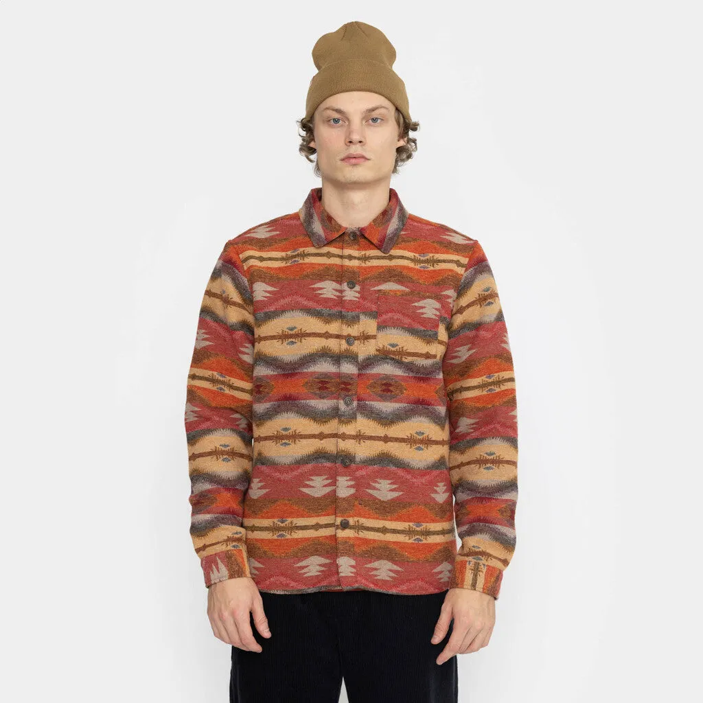 Casual Overshirt / 3955 - Darkred sold by Revolution