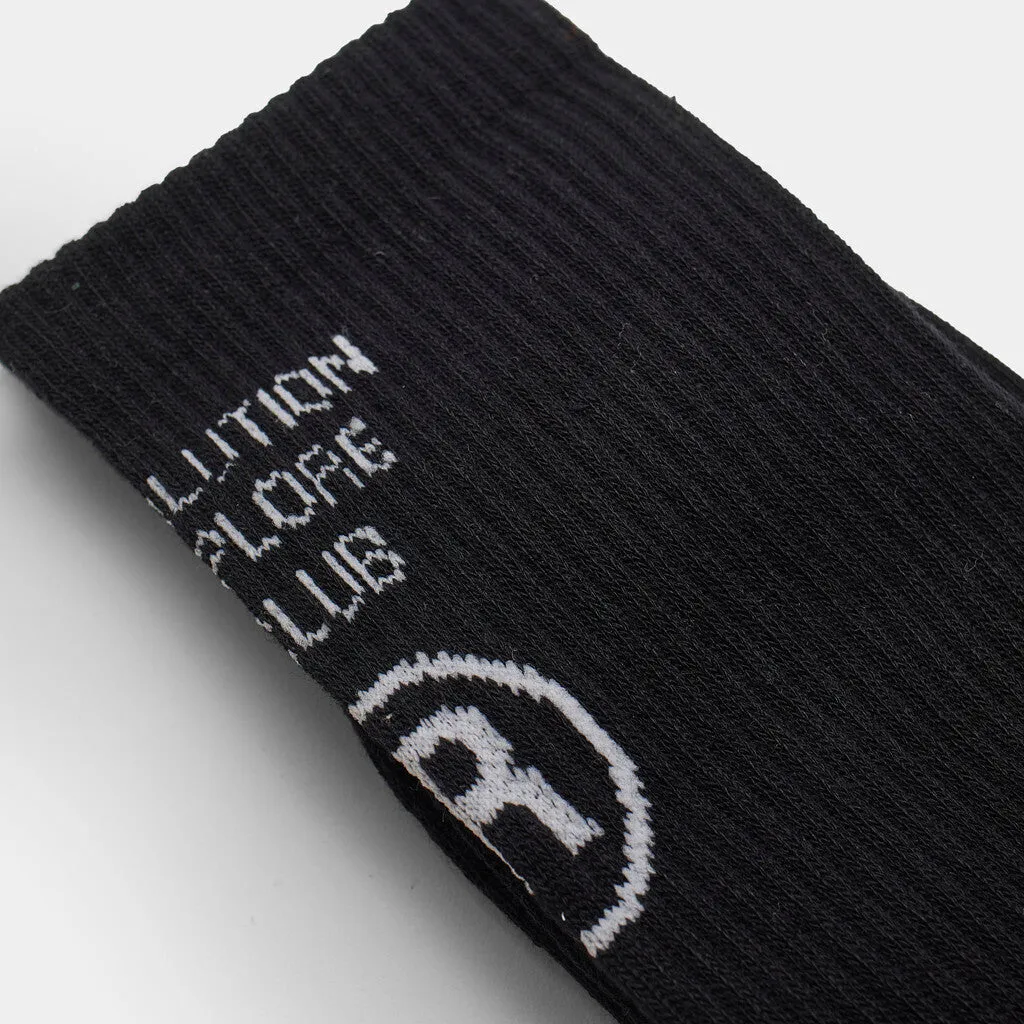 Jaquard Crew Sock / 8910 - Black sold by Revolution product image thumbnail 3
