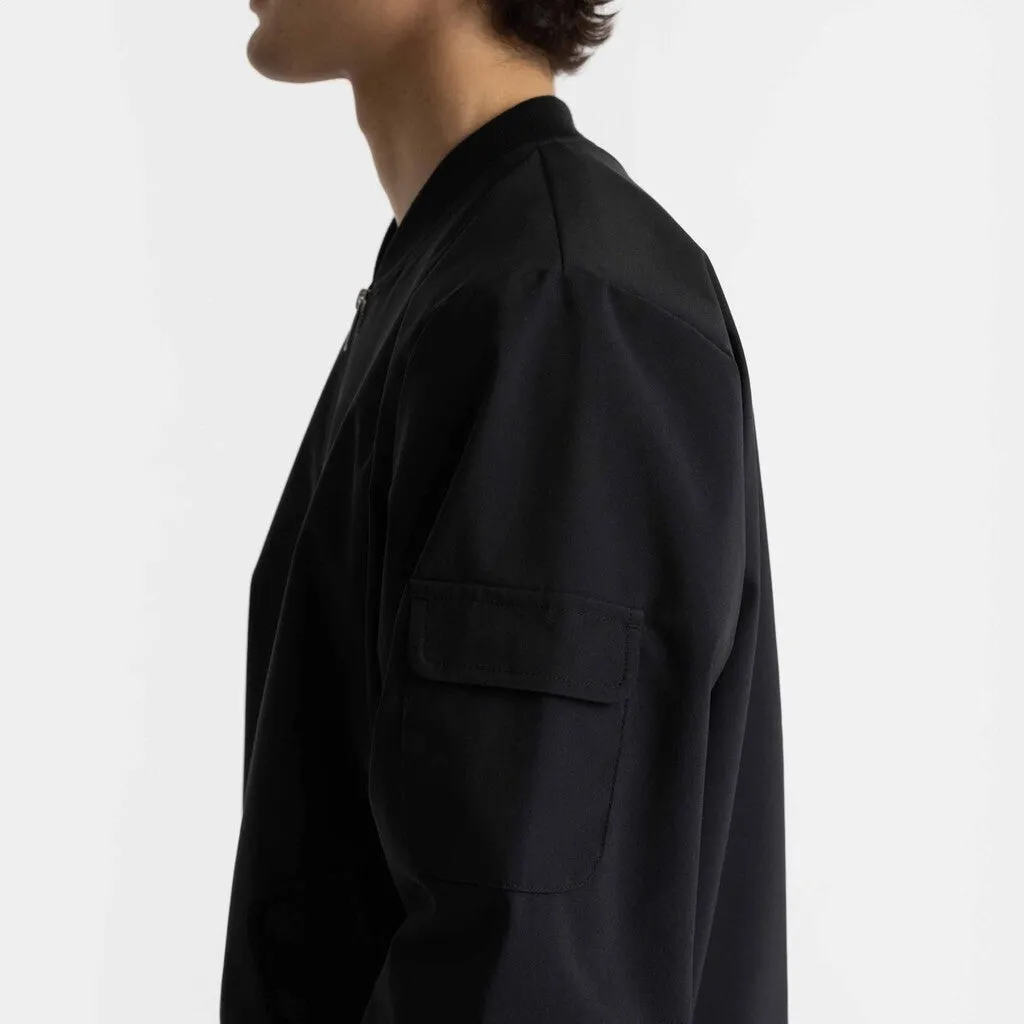Bomber Jacket / 7756 - Black sold by Revolution product image thumbnail 3