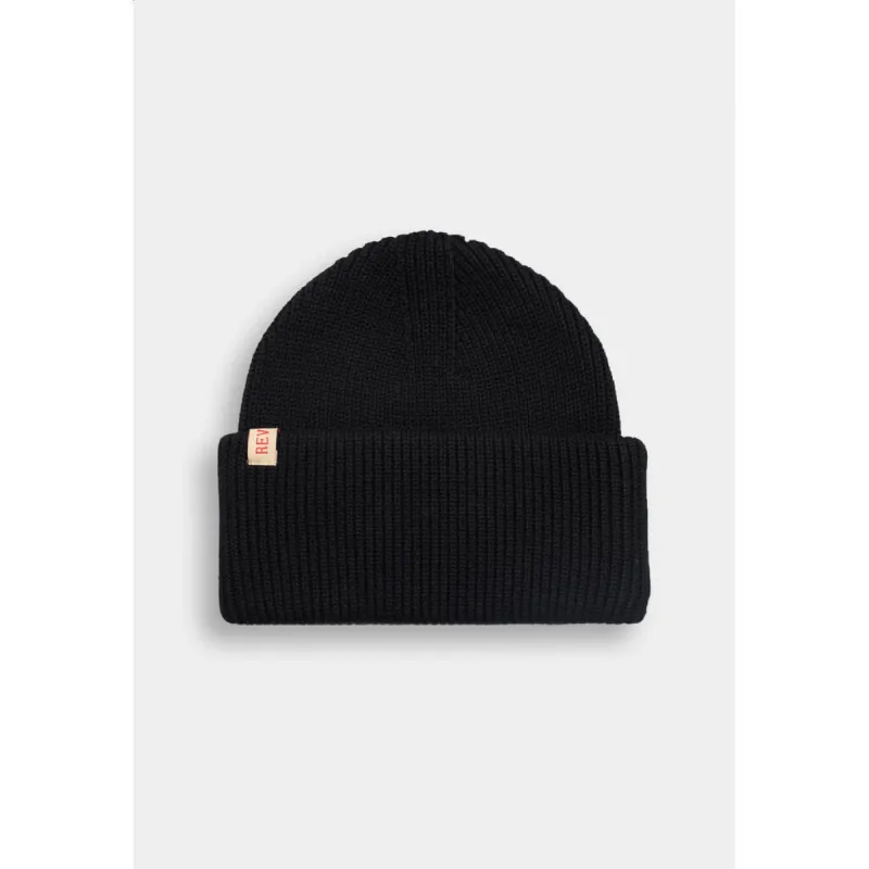 Big Fold Up Beanie / 9320 - Black sold by Revolution