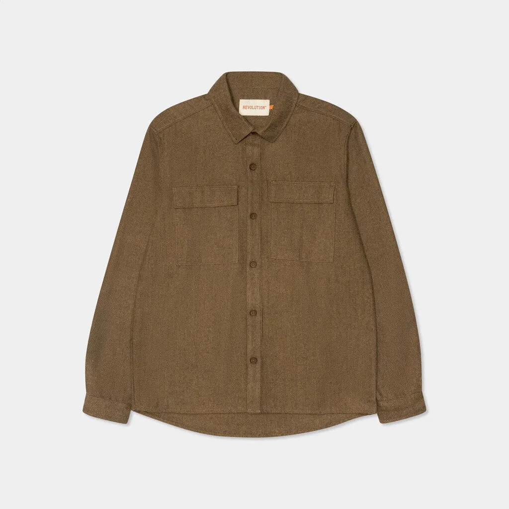 Utility Overshirt / 3953 - Lightbrown sold by Revolution product image thumbnail 5
