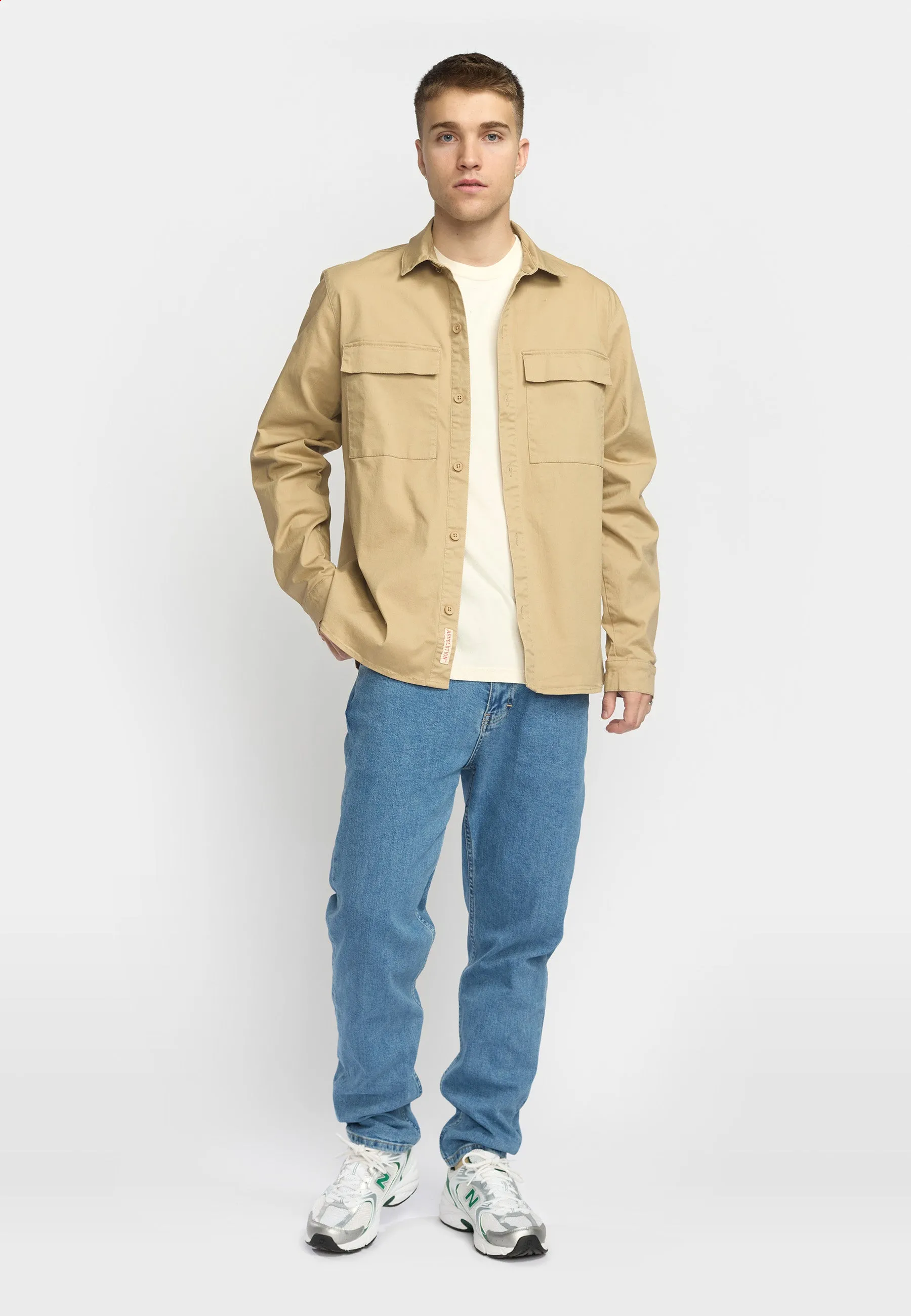 Utility Shirt / 3831 - Khaki sold by Revolution product image thumbnail 5