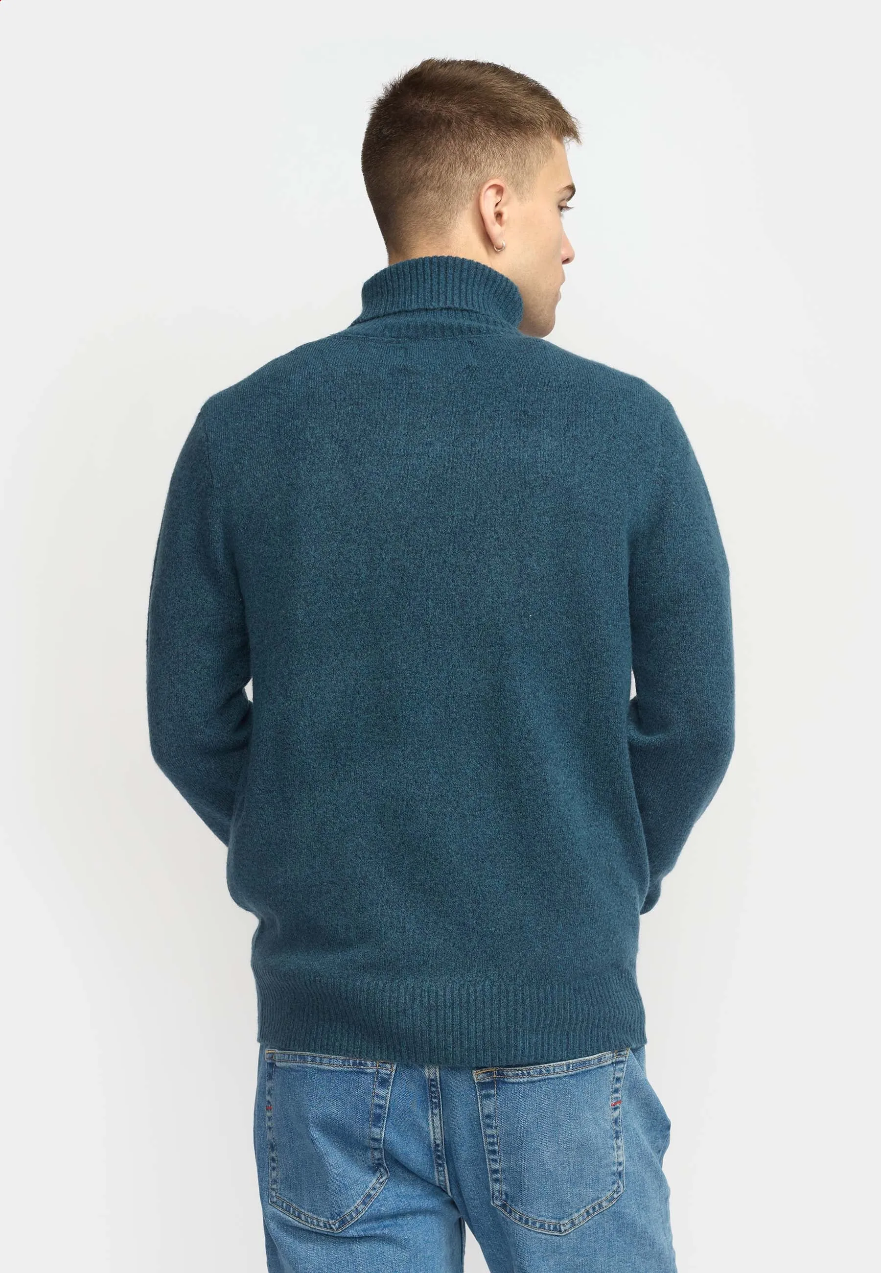High-neck Sweather / 6536 - Blue sold by Revolution product image thumbnail 3