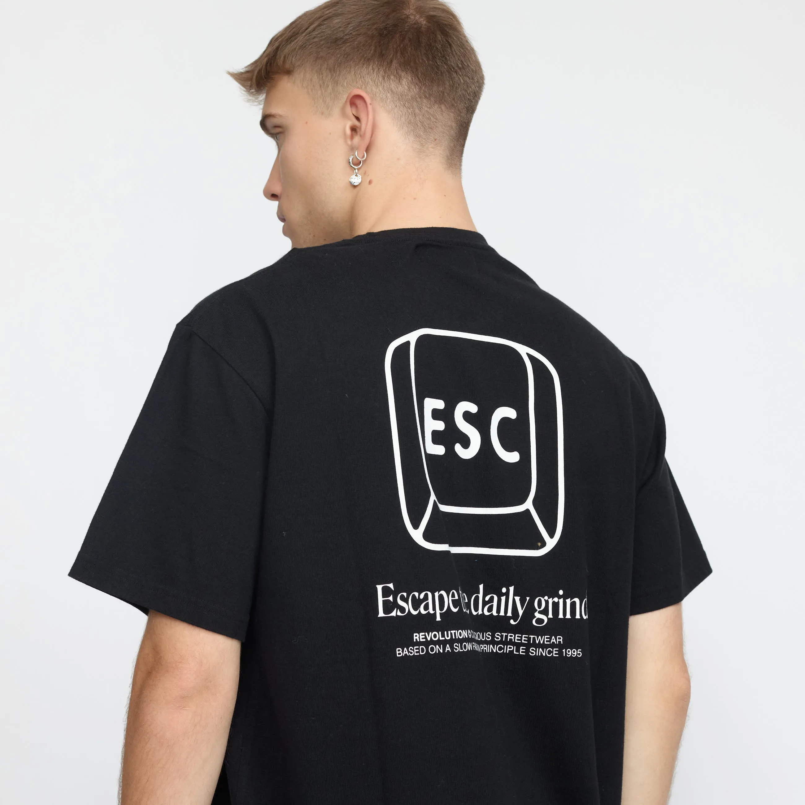 Printed T-shirt / 1375 ESC - Black sold by Revolution product image thumbnail 2
