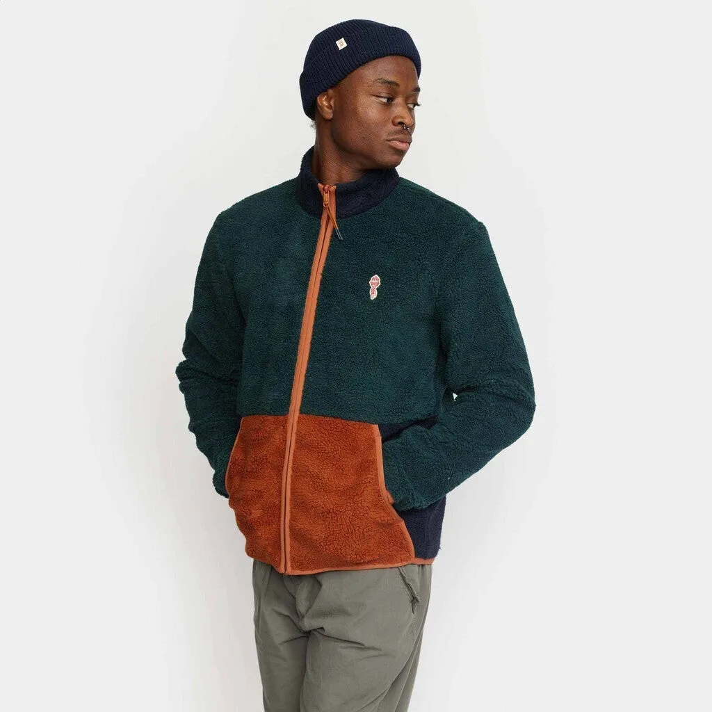 Blocked Teddy Jacket / 7715 - Darkgreen sold by Revolution product image thumbnail 2