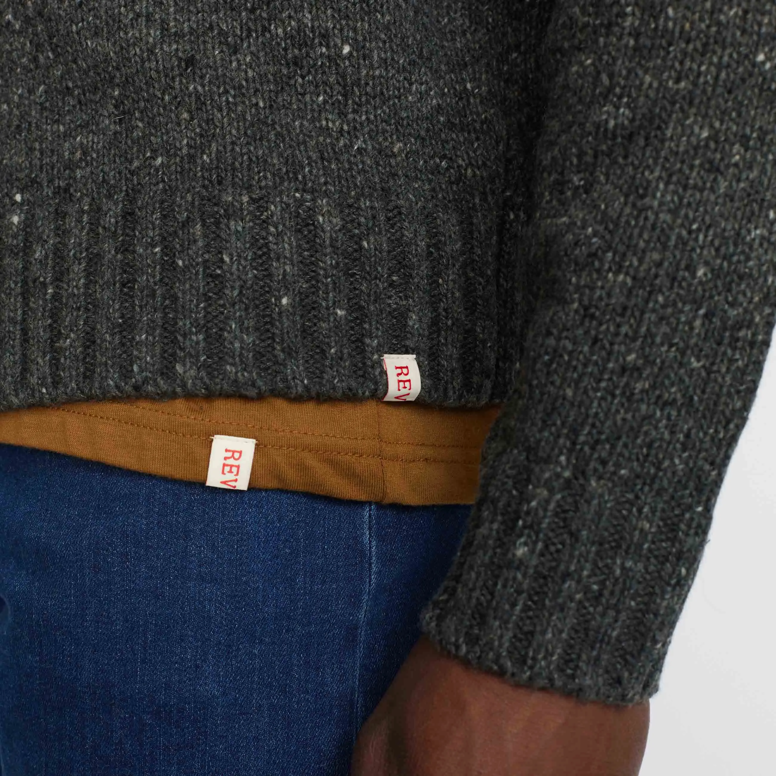 Knit Cardigan / 6543 - Black sold by Revolution product image thumbnail 4