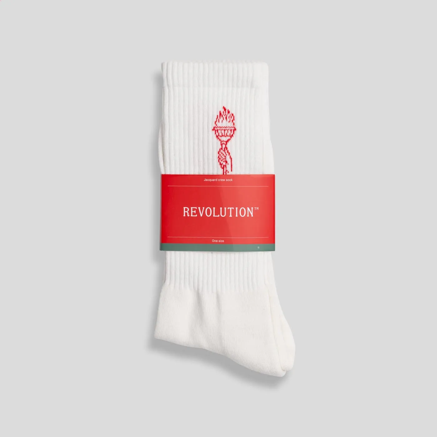 Brand Sock / 8901 - White sold by Revolution