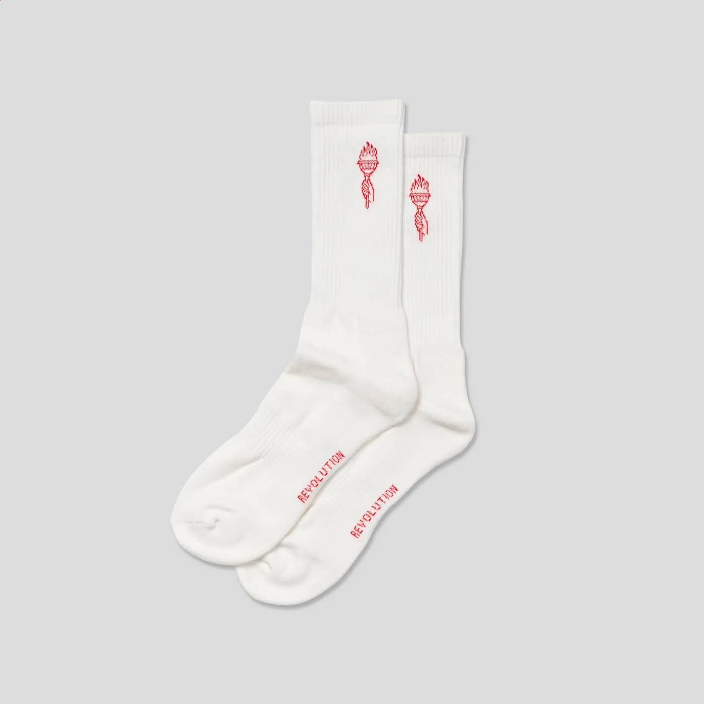 Brand Sock / 8901 - White sold by Revolution product image thumbnail 3