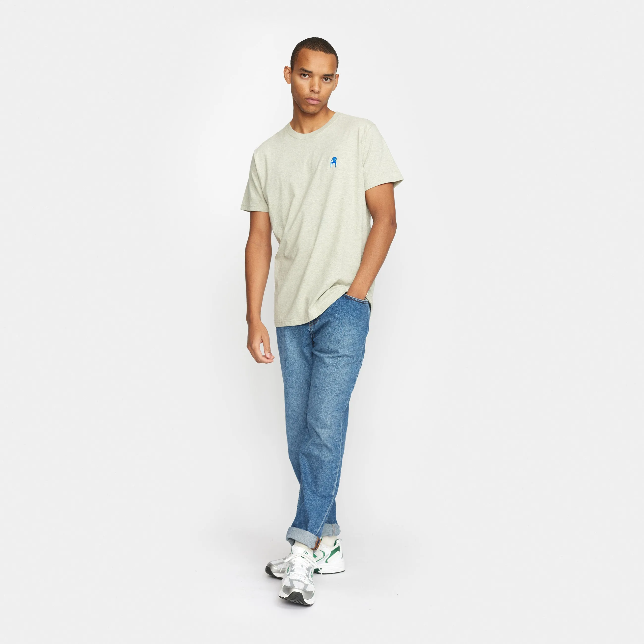 Application T-Shirt / 1379 CHA - Lightgreen-melange sold by Revolution product image thumbnail 3