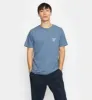 Application T-Shirt / 1377 JAV - Blue-melange sold by Revolution