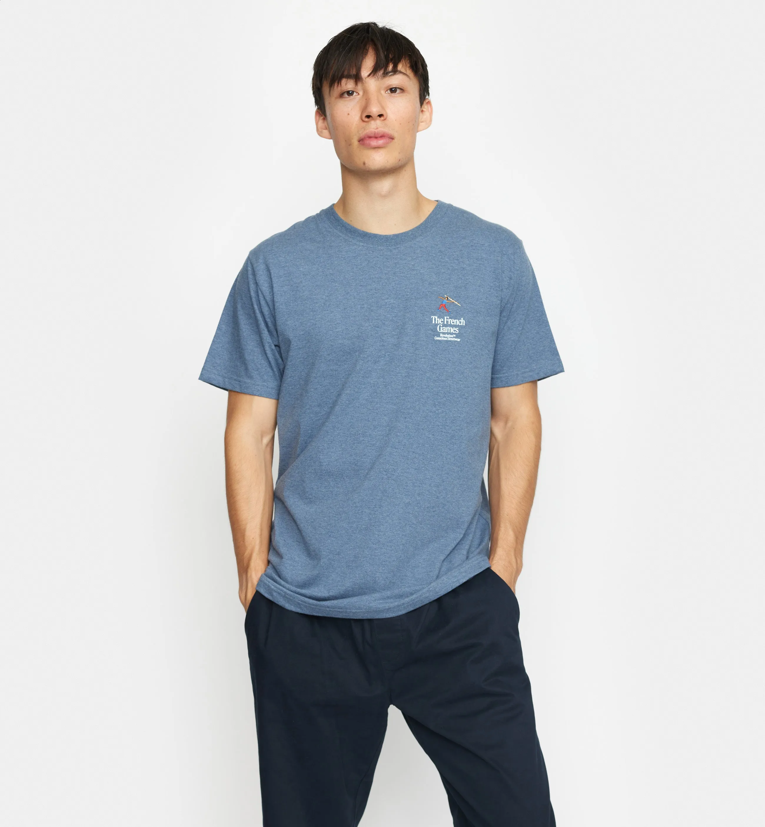 Application T-Shirt / 1377 JAV - Blue-melange sold by Revolution product image thumbnail 3