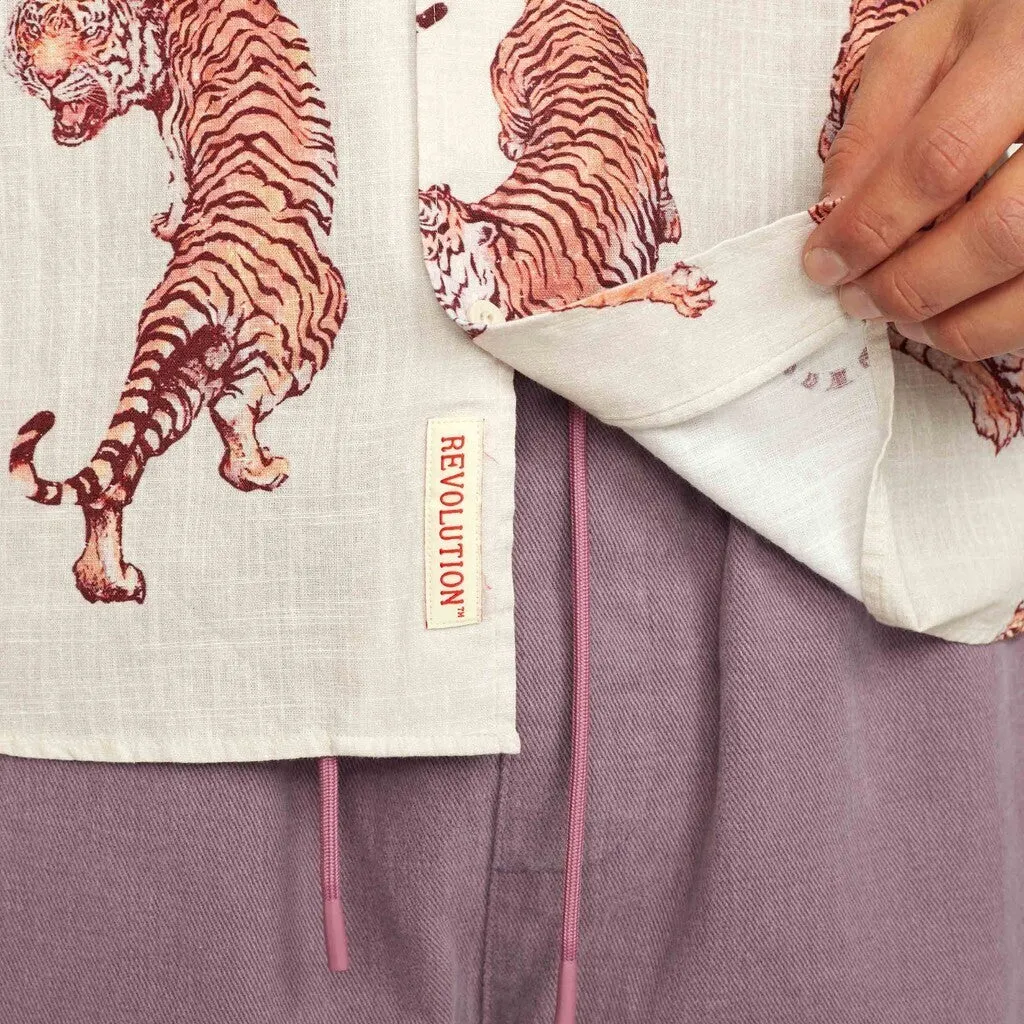 Short-sleeved Cuban Shirt / 3108 - Offwhite sold by Revolution product image thumbnail 4