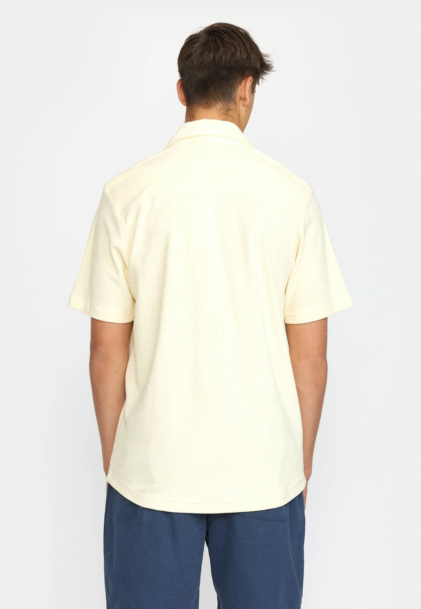 Terry Short-sleeved Cuban Shirt / 3823 - Offwhite sold by Revolution product image thumbnail 3