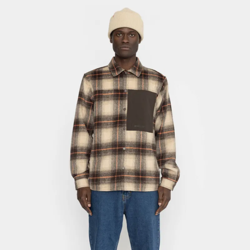Hiker Overshirt / 3977 - Darkbrown sold by Revolution