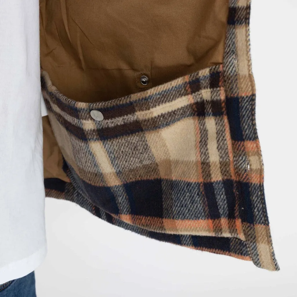 Lined Overshirt W Buttons / 3966 - Lightbrown sold by Revolution product image thumbnail 4