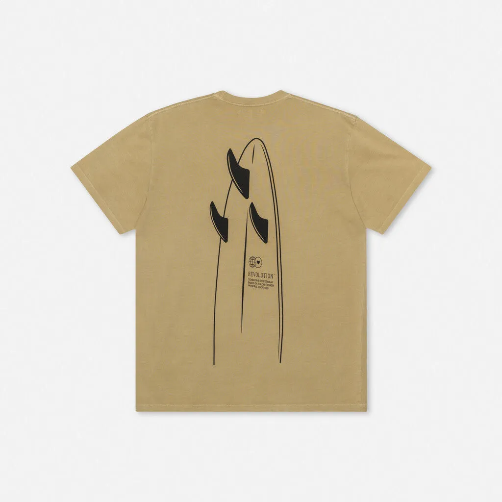 Loose T-shirt / 1345 BOA - Khaki sold by Revolution product image thumbnail 2
