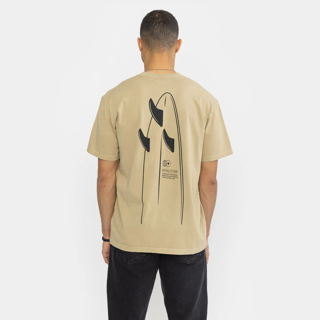 Loose T-shirt / 1345 BOA - Khaki sold by Revolution product image thumbnail 5