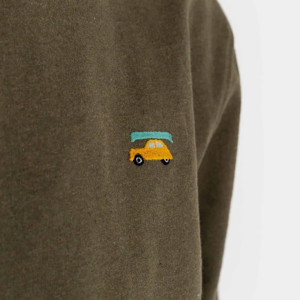 Crewneck / 2718 2CV - Army-melange sold by Revolution