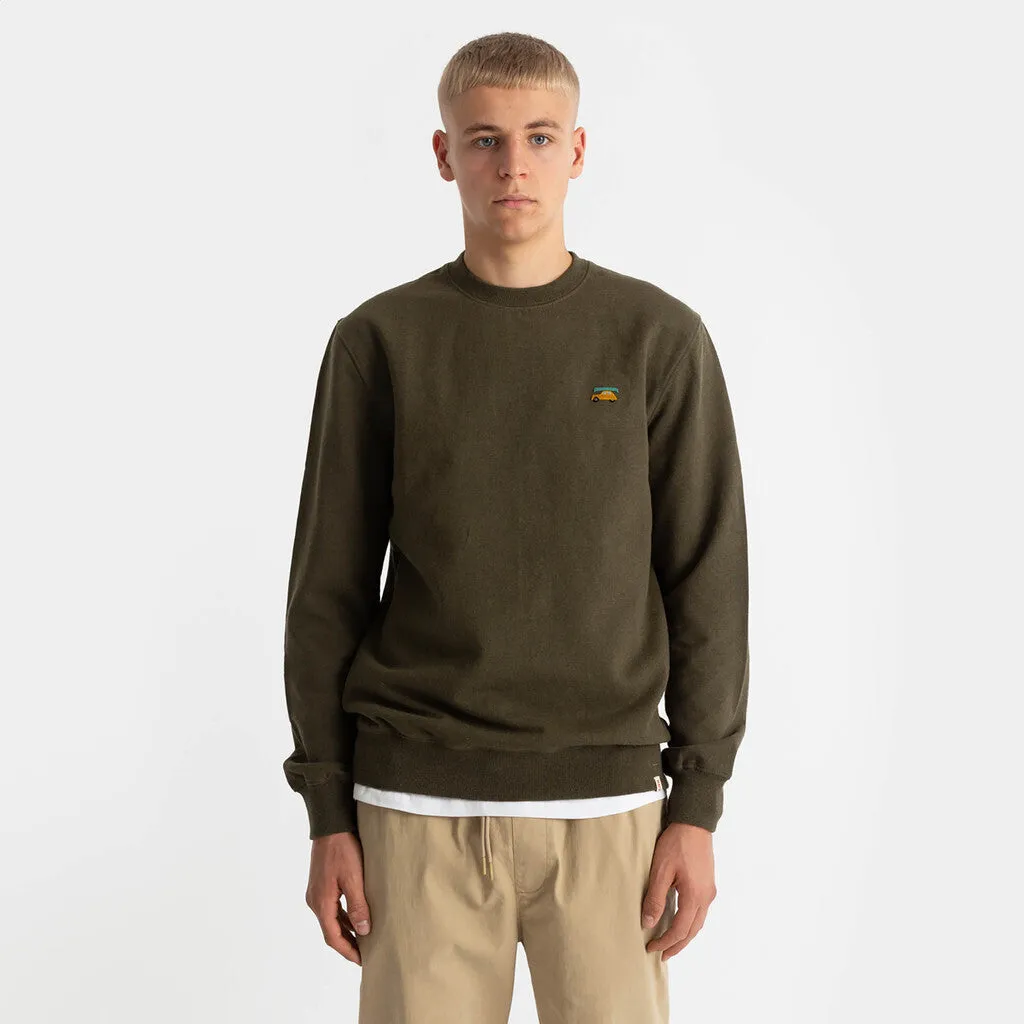 Crewneck / 2718 2CV - Army-melange sold by Revolution product image thumbnail 2