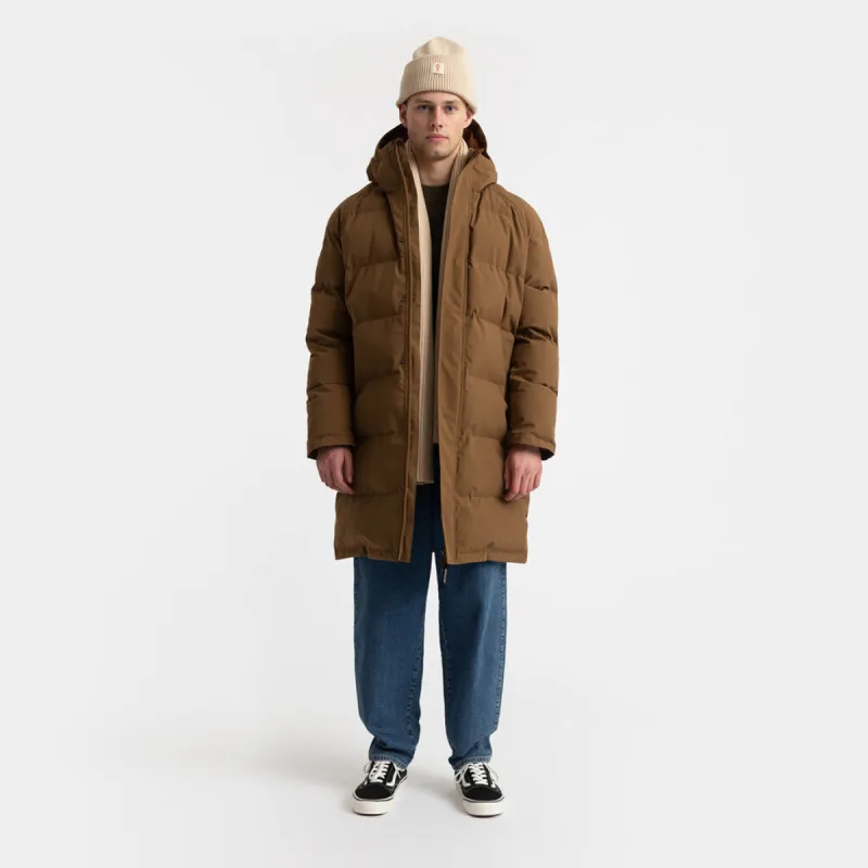 Long Puffer Jacket / 7790 - Brown sold by Revolution